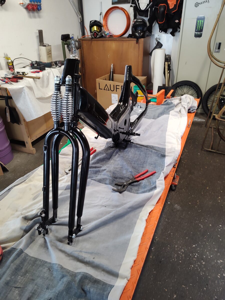 Projekt Springergabel | Puch Maxi N